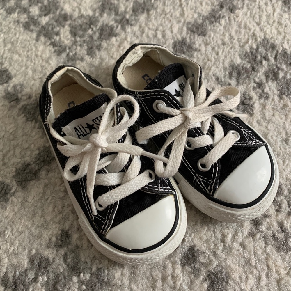Black Toddler Converse - size 5T